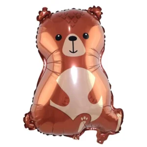 بادکنک فویلی مدل حیوانات جنگل طرح خرس تدی