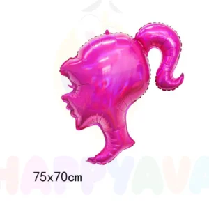 بادکنک فویلی سر باربی