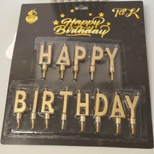 شمع تولد انگلیسی happy birthday