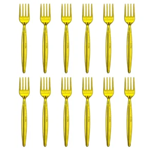 چنگال یکبار مصرف بسته 12 عددی